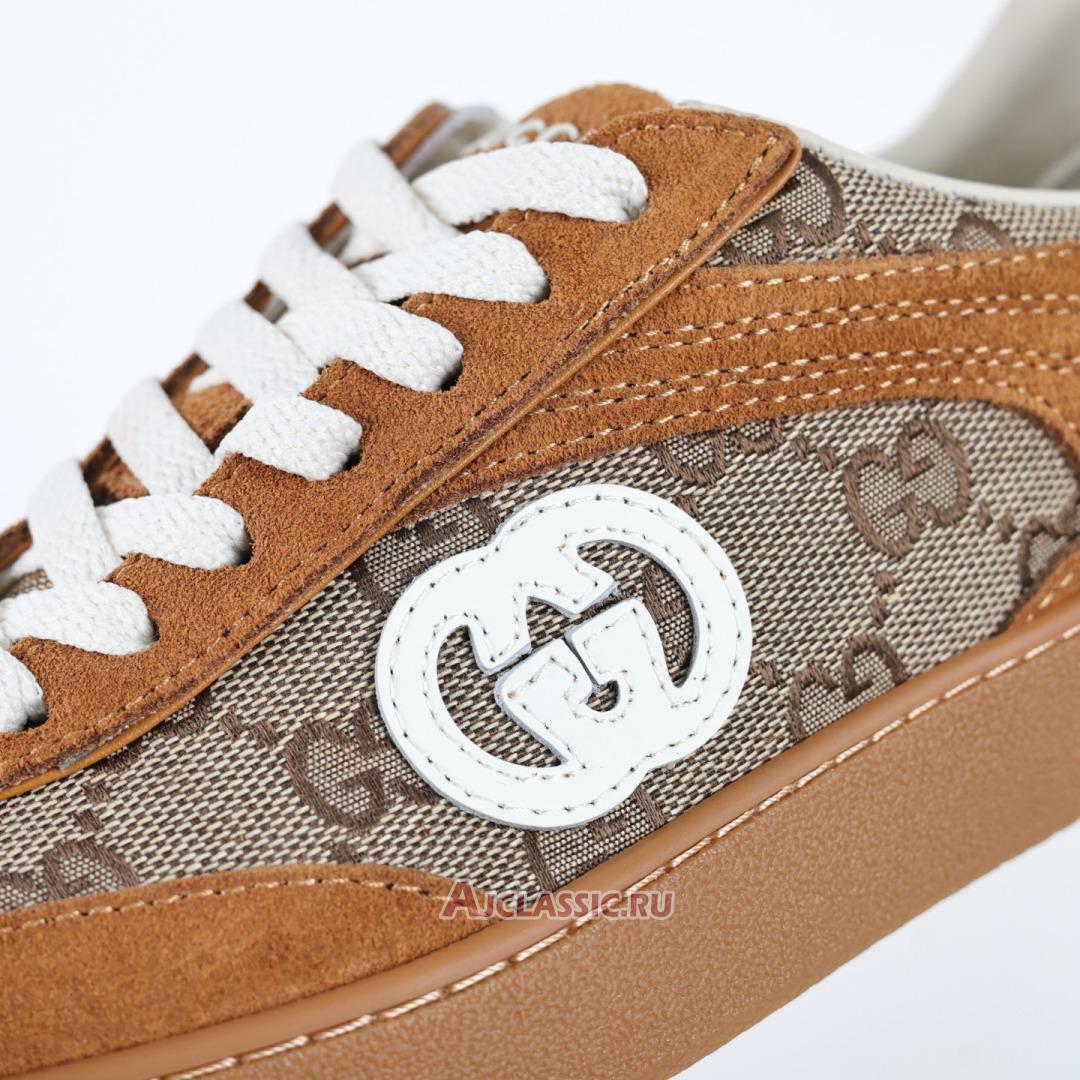 New Gucci G75 "Interlocking G - Brown Suede" 812656 AAEGA 2741 Shoes