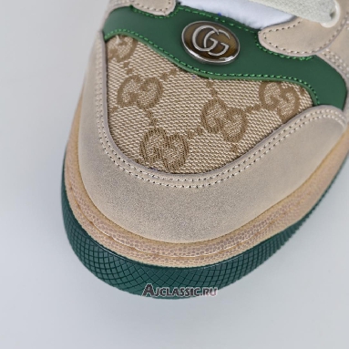 Buy Gucci Screener Sneaker GG Canvas - Brown Green Brown 546551 9Y920 9666-2 Quality Reps Replicas Shoes