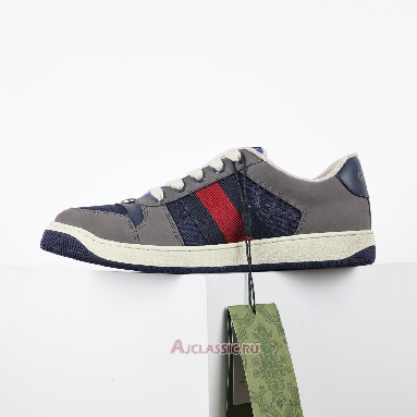 Buy Gucci Screener Sneaker GG Canvas - Grey Navy Grey 576223 FAA3T 4551 Quality Reps Replicas Shoes