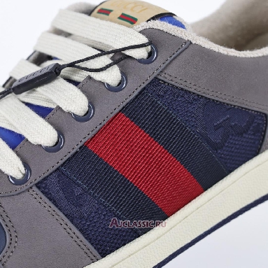Buy Gucci Screener Sneaker GG Canvas - Grey Navy Grey 576223 FAA3T 4551 Quality Reps Replicas Shoes