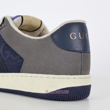 Buy Gucci Screener Sneaker GG Canvas - Grey Navy Grey 576223 FAA3T 4551 Quality Reps Replicas Shoes