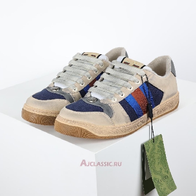 Buy Gucci Screener Sneaker GG Canvas - White Blue Blue 546551 99W20 4368 Quality Reps Replicas Shoes