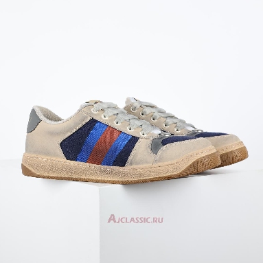 Buy Gucci Screener Sneaker GG Canvas - White Blue Blue 546551 99W20 4368 Quality Reps Replicas Shoes