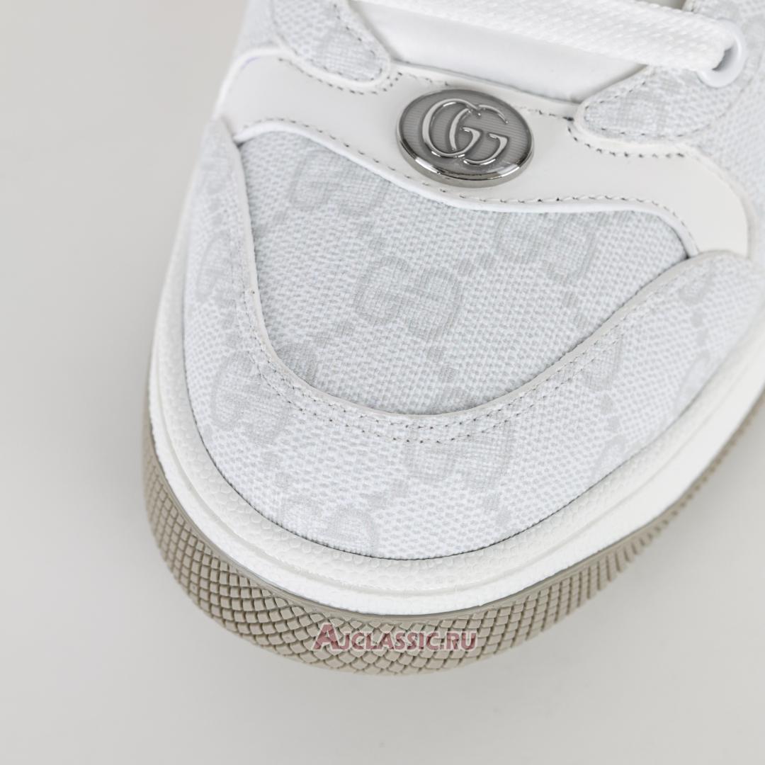 New Gucci Screener Sneaker "GG Monogram White Pink" 771134 96GE0 9058 Shoes