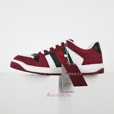 Buy Gucci Screener Sneaker Rosso Ancora Red 812638 FAD7W 8542 Quality Reps Replicas Shoes