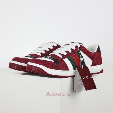 Buy Gucci Screener Sneaker Rosso Ancora Red 812638 FAD7W 8542 Quality Reps Replicas Shoes