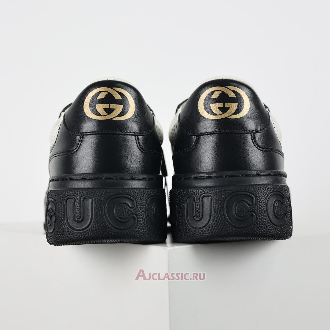 New Gucci GG Embossed Sneaker "Black White" 684911 AAA4T 1068 Shoes