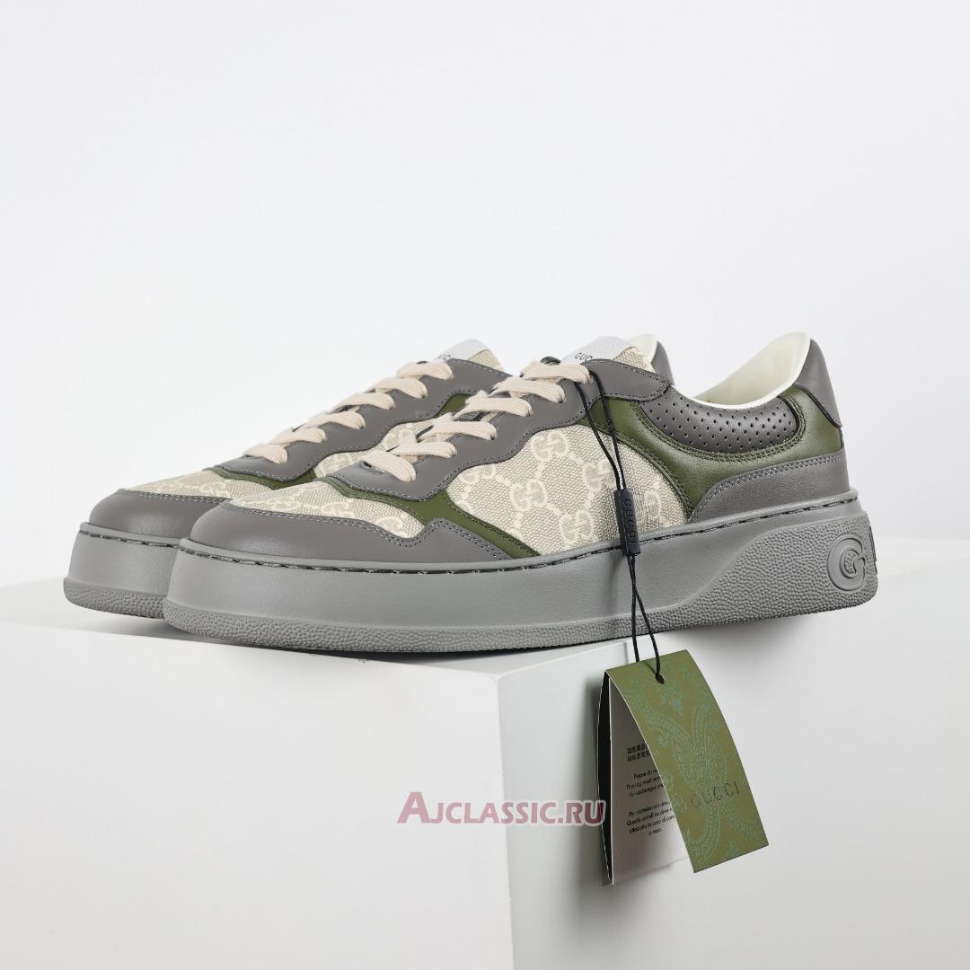 New Gucci GG Sneaker "Grey Beige" 700641 UPG90 1282-2 Shoes