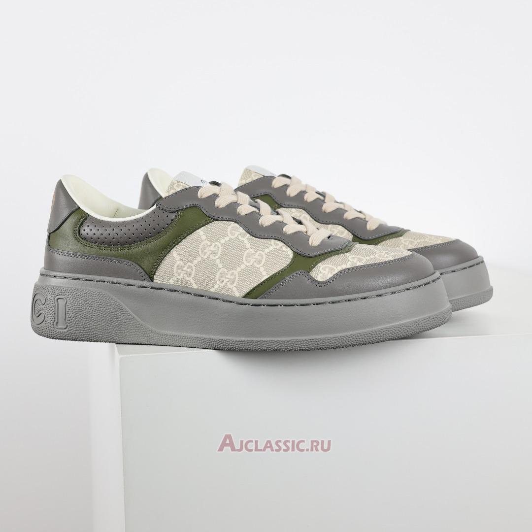 New Gucci GG Sneaker "Grey Beige" 700641 UPG90 1282-2 Shoes