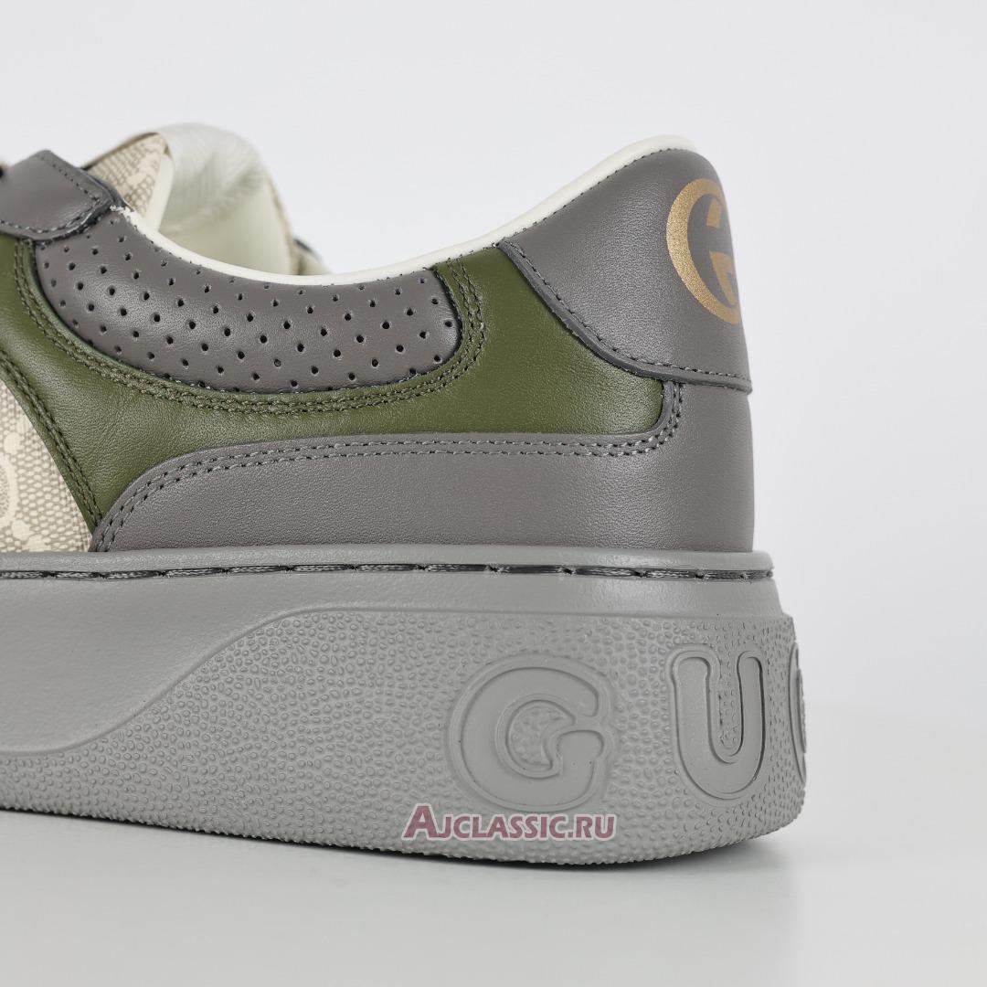 New Gucci GG Sneaker "Grey Beige" 700641 UPG90 1282-2 Shoes