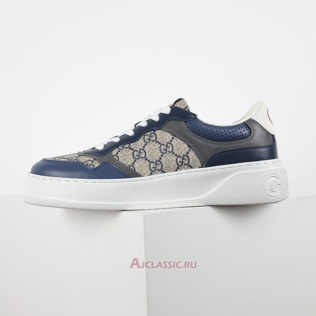 New Gucci GG Supreme Sneaker "Beige Blue" 669582 UPGB0 4273-3 Shoes