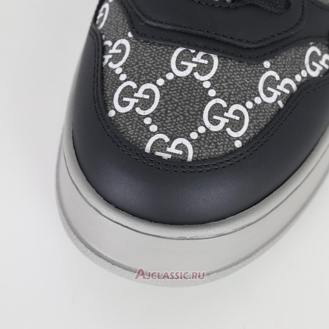 New Gucci GG Sneaker "Black Grey" 669582 AACOD 1072 Shoes