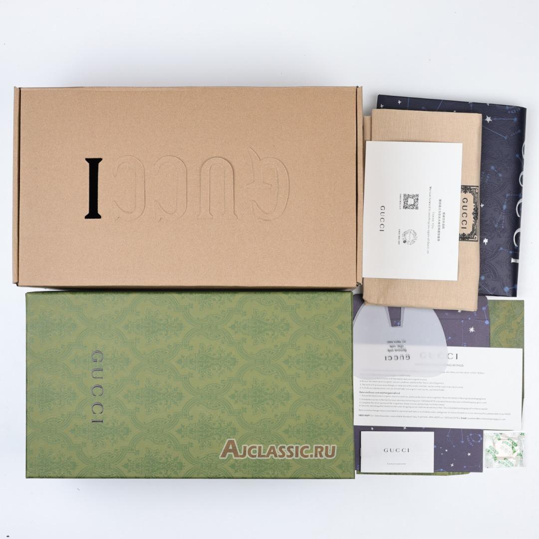 New Gucci GG Sneaker "Black Grey" 669582 AACOD 1072 Shoes