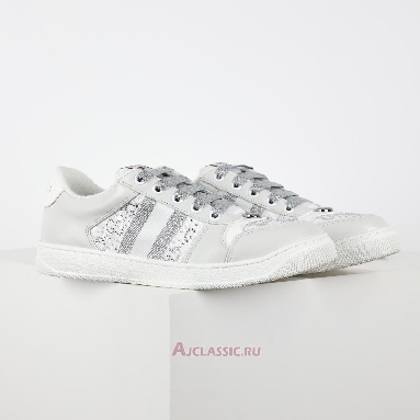 Buy Gucci Screener Sneaker White Silver White 732193 FADQ7 9096 Quality Reps Replicas Shoes