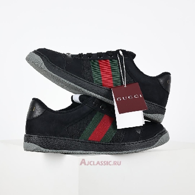 Buy Gucci GG Screener Sneaker Black Black 576223 FAD94 1058 Quality Reps Replicas Shoes