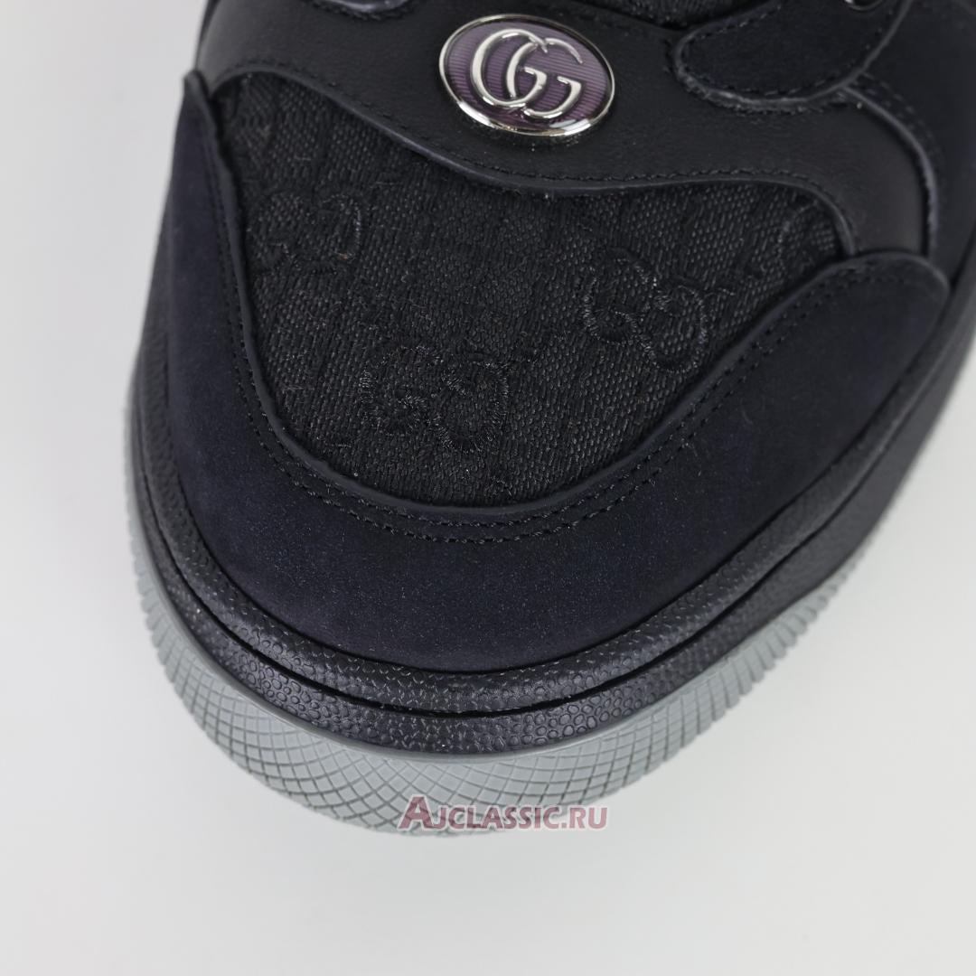 New Gucci GG Screener Sneaker "Black" 576223 FAD94 1058 Shoes