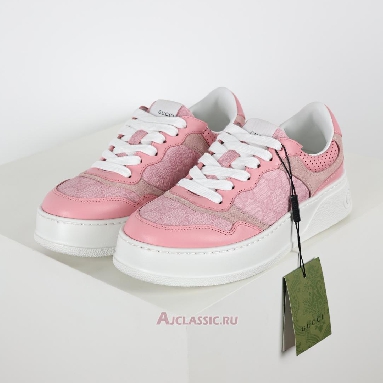 Buy Gucci GG Embossed Sneaker Pink Pink 700775 AAB3I 5863-2 Quality Reps Replicas Shoes