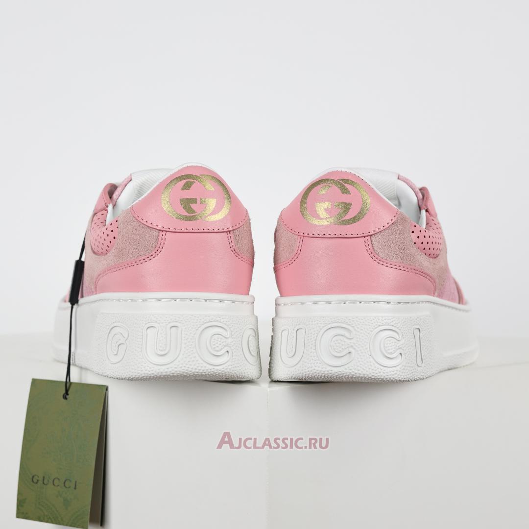 New Gucci GG Embossed Sneaker "Pink" 700775 AAB3I 5863-2 Shoes