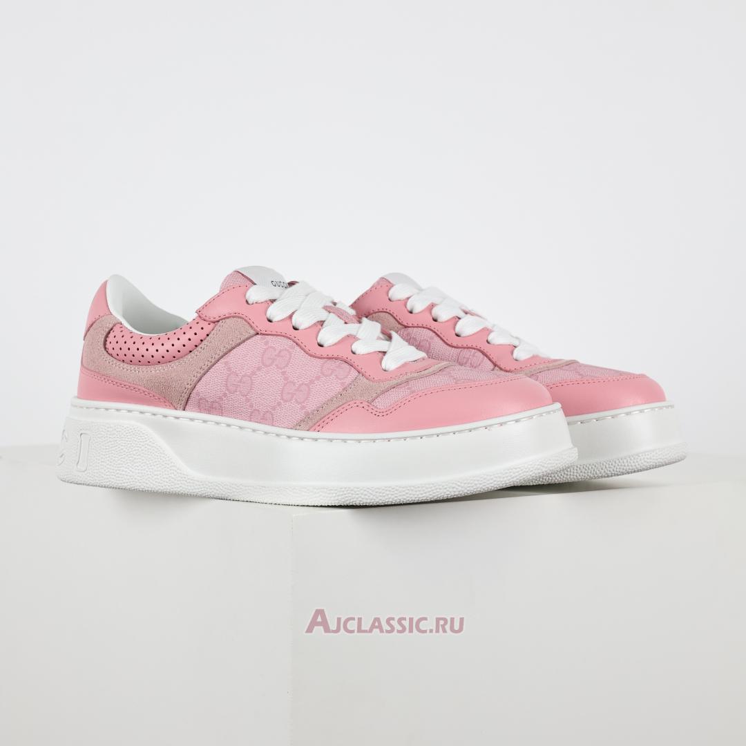 New Gucci GG Embossed Sneaker "Pink" 700775 AAB3I 5863-2 Shoes