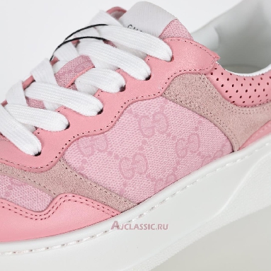 Buy Gucci GG Embossed Sneaker Pink Pink 700775 AAB3I 5863-2 Quality Reps Replicas Shoes
