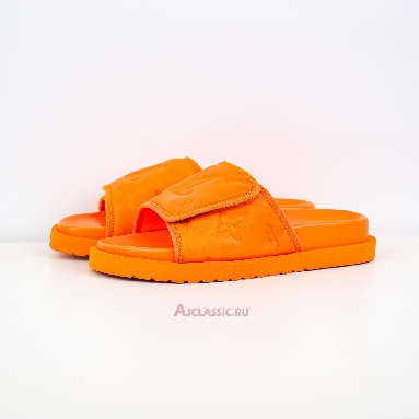 Buy Louis Vuitton LV Miami Mules Slippers Orange Orange 1AC5DQ-2 Quality Reps Replicas Shoes