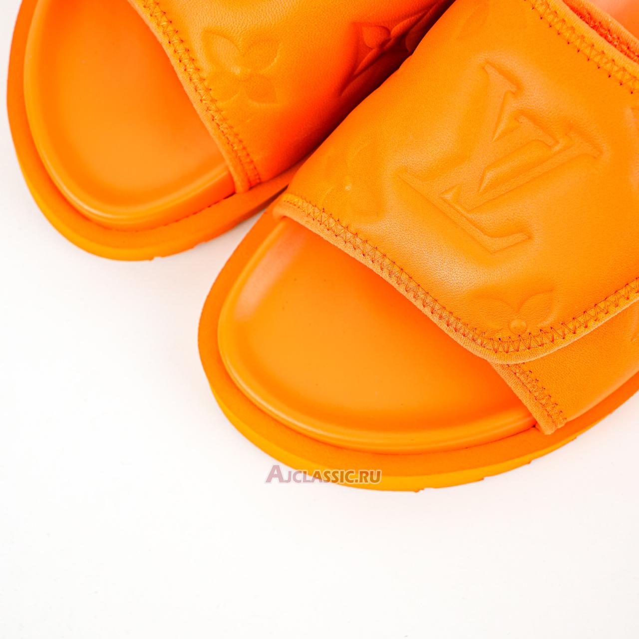 New Louis Vuitton LV Miami Mules Slippers "Orange" 1AC5DQ-2 Shoes