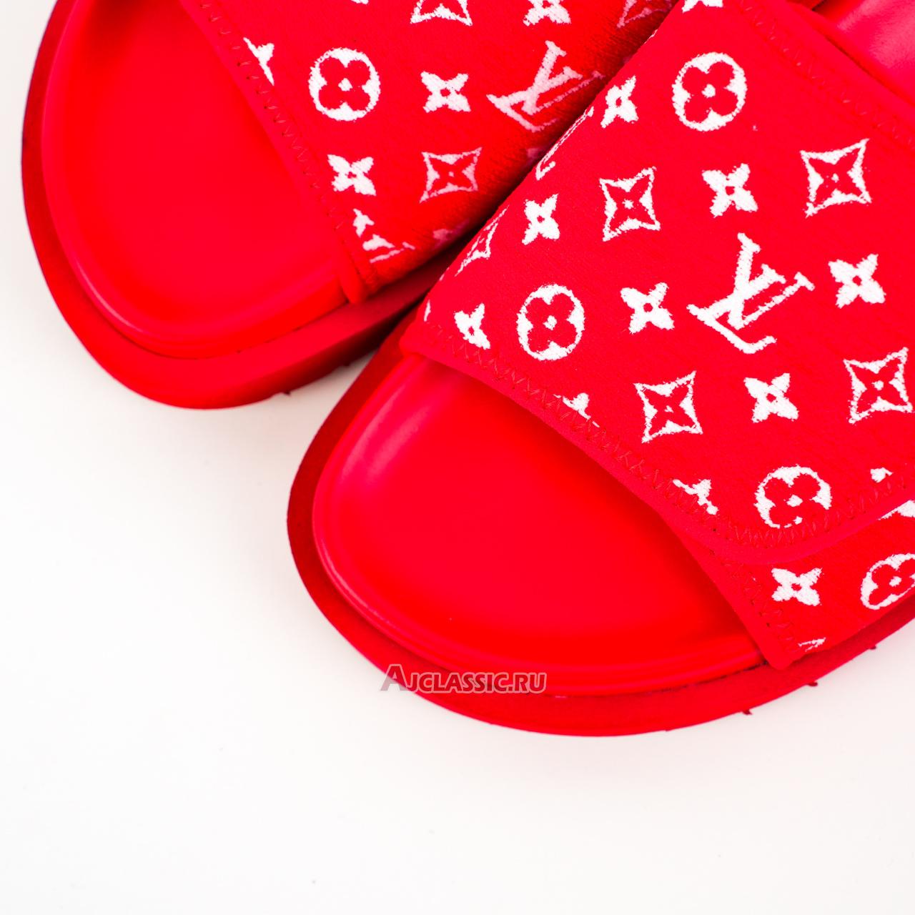 New Louis Vuitton LV Miami Mule Slippers "Red" 1ACR3N-2 Shoes