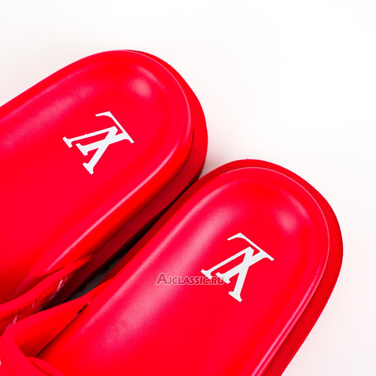 New Louis Vuitton LV Miami Mule Slippers "Red" 1ACR3N-2 Shoes
