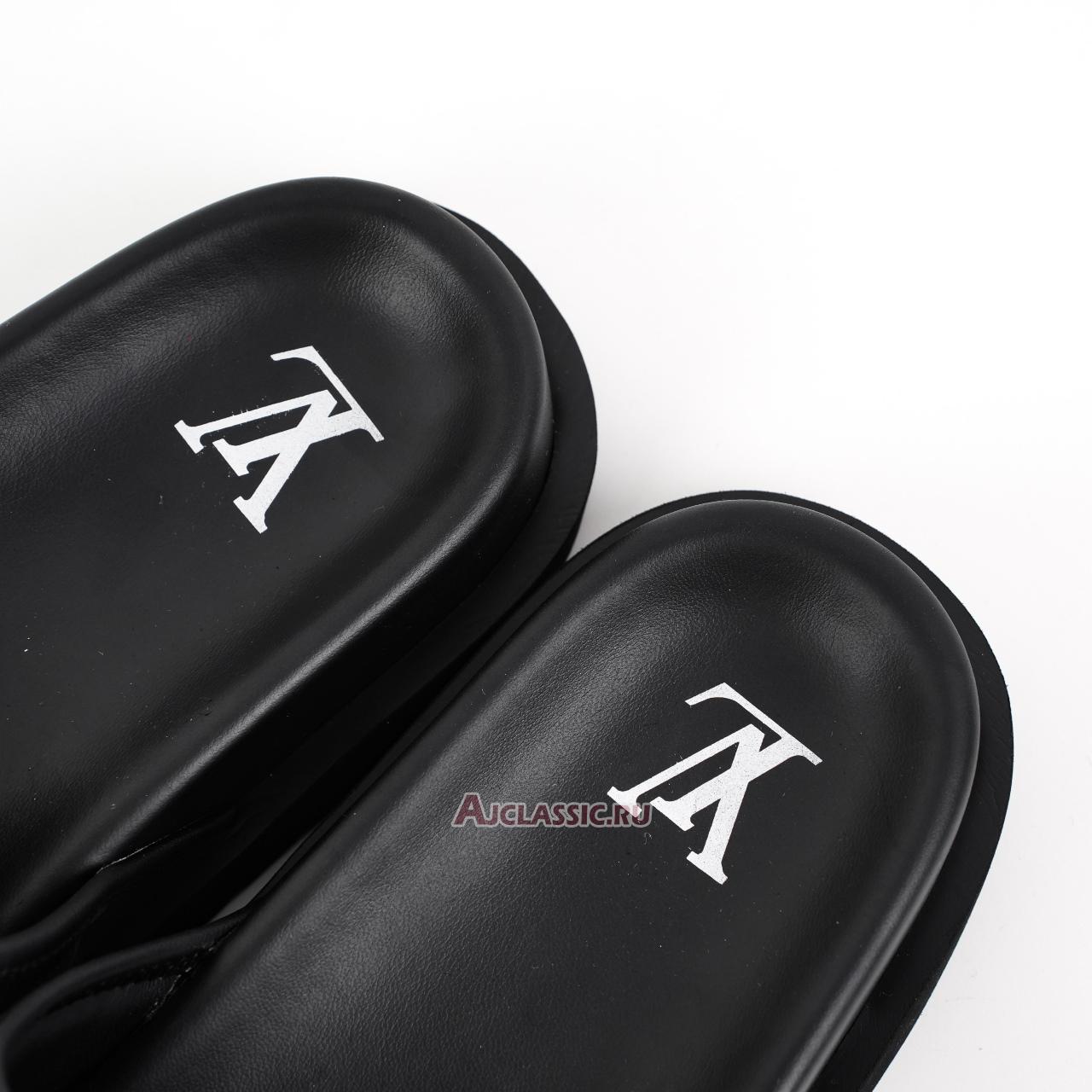 New Louis Vuitton LV Miami Mules Slippers "Black Monogram" 1A9Z60 Shoes