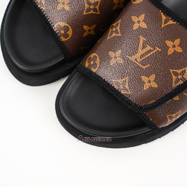 Buy Louis Vuitton LV Miami Mules Slippers Brown Monogram Brown 1ABMZ8-2 Quality Reps Replicas Shoes