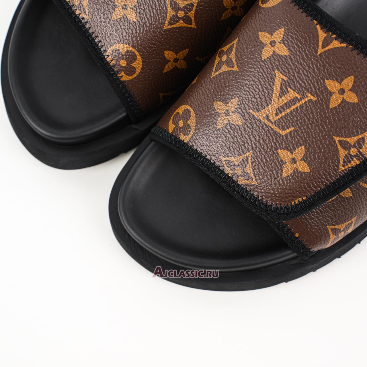 New Louis Vuitton LV Miami Mules Slippers "Brown Monogram" 1ABMZ8-2 Shoes