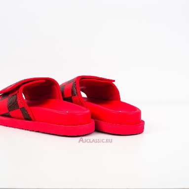 Buy Louis Vuitton LV Miami Mule Slippers Red Black Red 1ACR3N-4 Quality Reps Replicas Shoes
