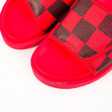 Buy Louis Vuitton LV Miami Mule Slippers Red Black Red 1ACR3N-4 Quality Reps Replicas Shoes