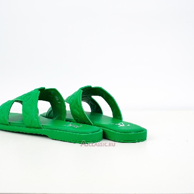 Buy Louis Vuitton LV Oasis Rubber Sole Slide Slippers Green Green 1ACHKC Quality Reps Replicas Shoes