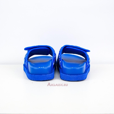 Buy Louis Vuitton LV Miami Slippers Blue Magic Tape Blue 1ABFUL Quality Reps Replicas Shoes