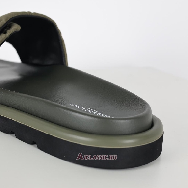 Buy Louis Vuitton LV Pool Pillow Flat Comfort Mules Slippers Khaki Green Green 1AA1E7 Quality Reps Replicas Shoes