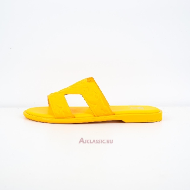 Buy Louis Vuitton LV Oasis Rubber Sole Slide Slippers Yellow Yellow 1ACHJG Quality Reps Replicas Shoes