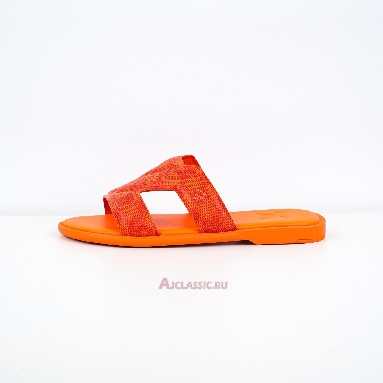 Buy Louis Vuitton LV Oasis Rubber Sole Slide Slippers Orange Orange 1AC5DO Quality Reps Replicas Shoes