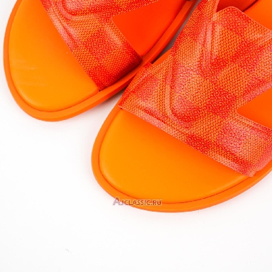 Buy Louis Vuitton LV Oasis Rubber Sole Slide Slippers Orange Orange 1AC5DO Quality Reps Replicas Shoes