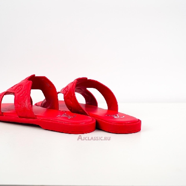 Buy Louis Vuitton LV Oasis Rubber Sole Slide Slippers Red Red 1ACHK0 Quality Reps Replicas Shoes