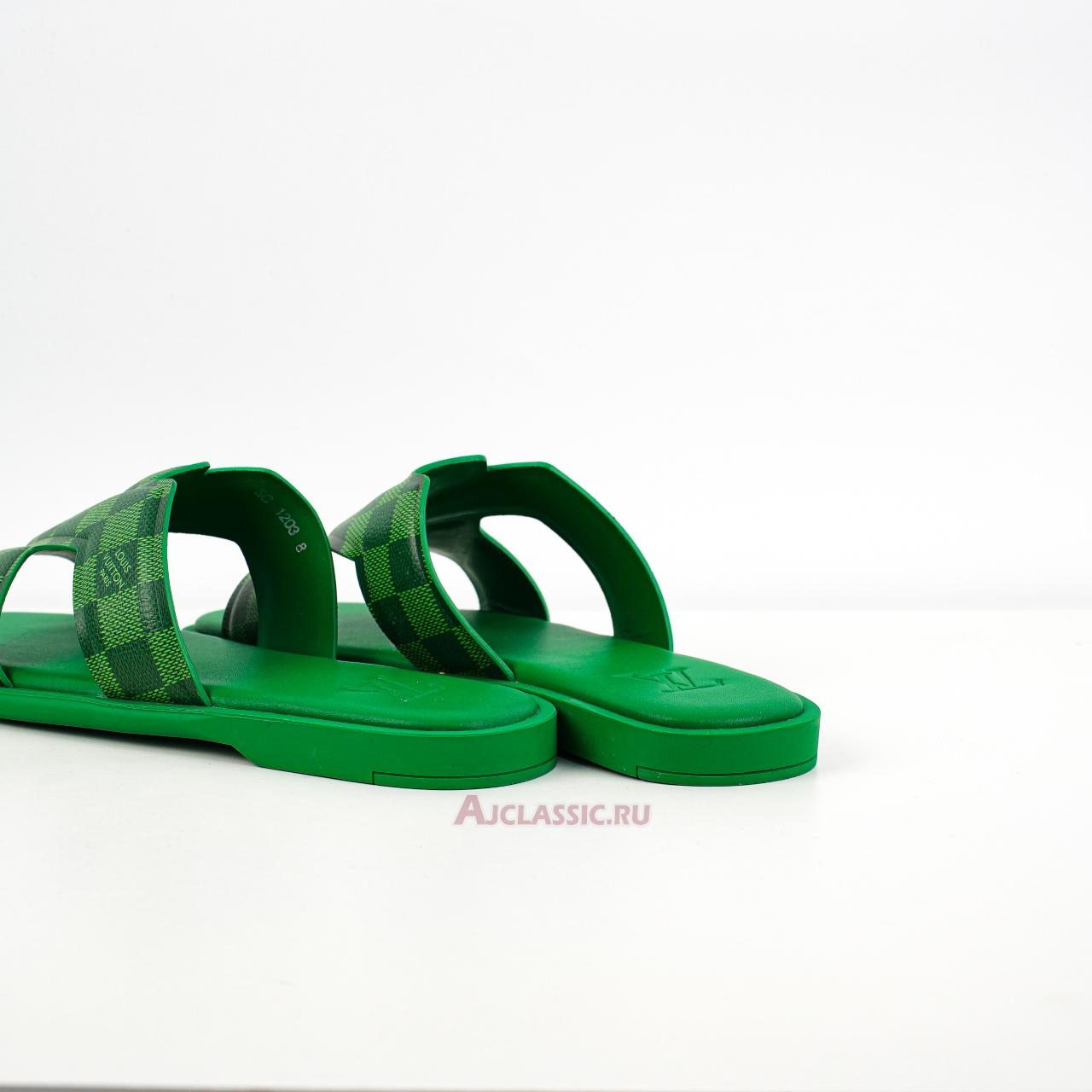 New Louis Vuitton LV Oasis Mules Slippers "Luxury Green" 1AC5EO Shoes