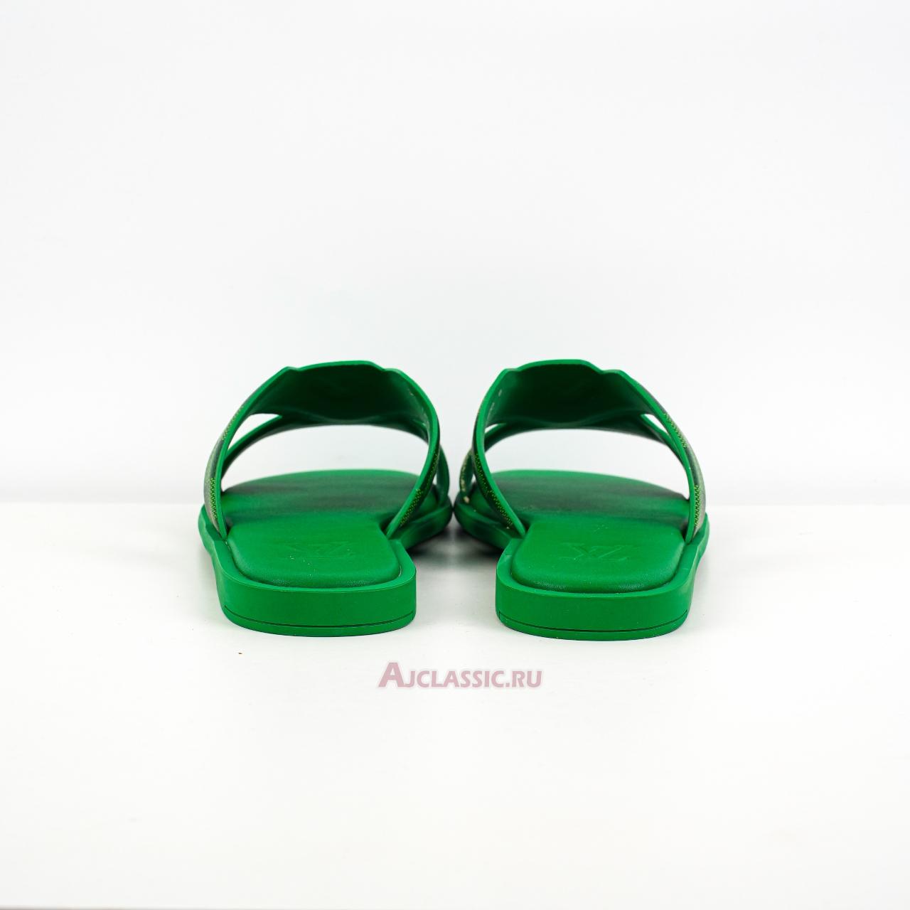 New Louis Vuitton LV Oasis Mules Slippers "Luxury Green" 1AC5EO Shoes