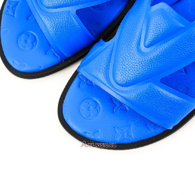 Buy Louis Vuitton LV Oasis Mule Slippers Blue Black Blue 1AC5E6-2 Quality Reps Replicas Shoes