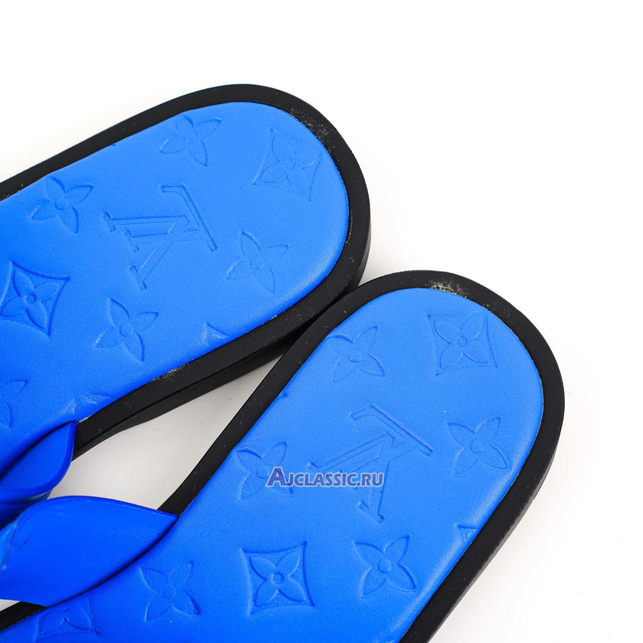 New Louis Vuitton LV Oasis Mule Slippers "Blue Black" 1AC5E6-2 Shoes