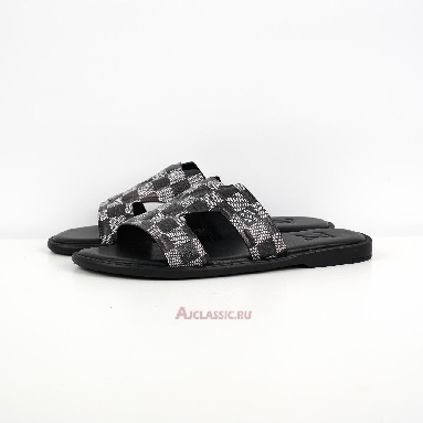 Buy Louis Vuitton LV Oasis Mules Slippers Black White Black 1ABFQ0-2 Quality Reps Replicas Shoes