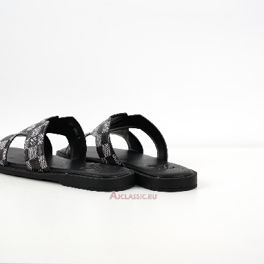 Buy Louis Vuitton LV Oasis Mules Slippers Black White Black 1ABFQ0-2 Quality Reps Replicas Shoes