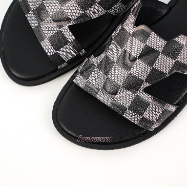 Buy Louis Vuitton LV Oasis Mules Slippers Black White Black 1ABFQ0-2 Quality Reps Replicas Shoes