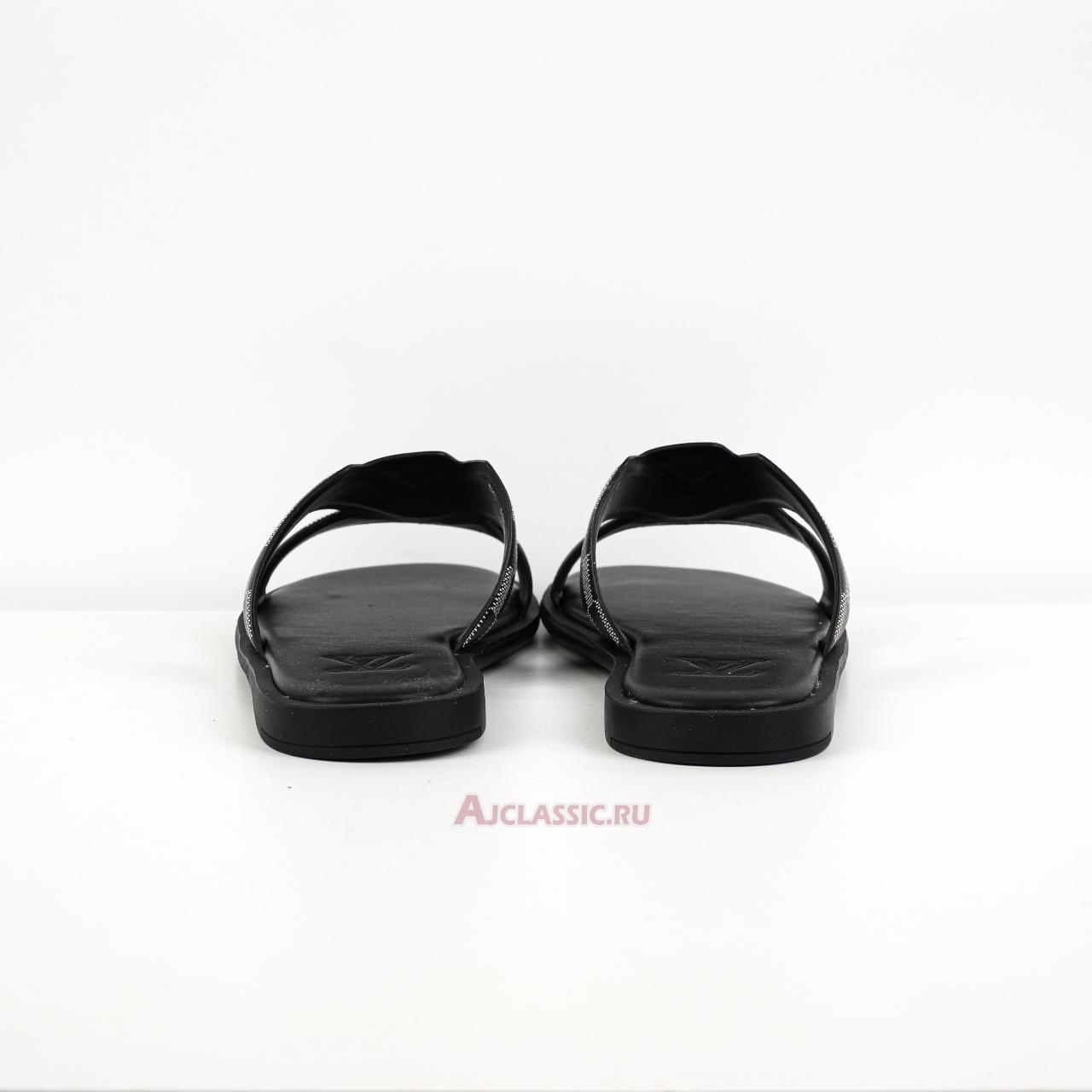 New Louis Vuitton LV Oasis Mules Slippers "Black White" 1ABFQ0-2 Shoes