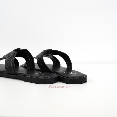 Buy Louis Vuitton LV Oasis Rubber Sole Slide Slippers Black Black 1ACHJ0 Quality Reps Replicas Shoes