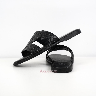 Buy Louis Vuitton LV Oasis Rubber Sole Slide Slippers Black Black 1ACHJ0 Quality Reps Replicas Shoes